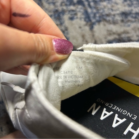 Cole Haan Grandpro Rally Canvas White Court Sneakers Size 11 - Picture 12 of 13